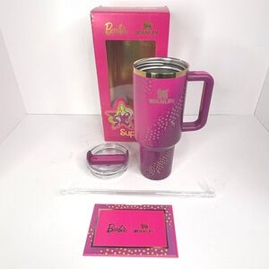 Stanley x Barbie Superstar Quencher H2.0 FlowState Tumbler 40oz Limited Edition
